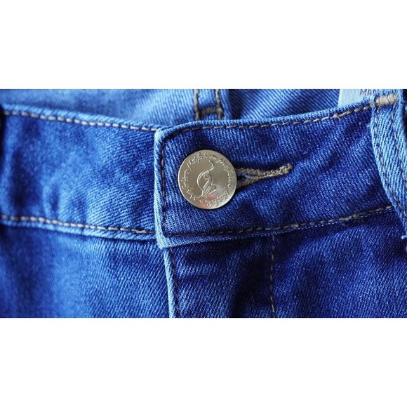 Baby Phat Capri Jeans Womens Size 16 Fashion Silver Label Stretch 90s Y2K - Picture 7 of 8